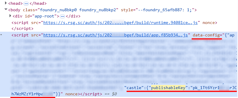 Finding pk via data-config
